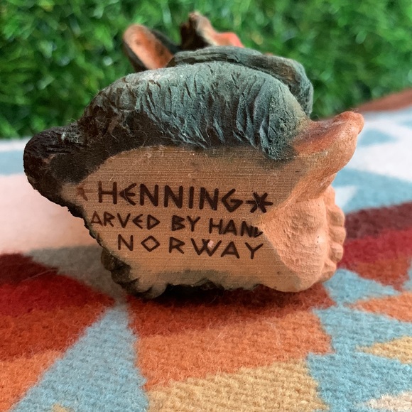 Henning Troll Handcarved in Norway by Henning 1960-70’s famous Norway trolls - Picture 5 of 9